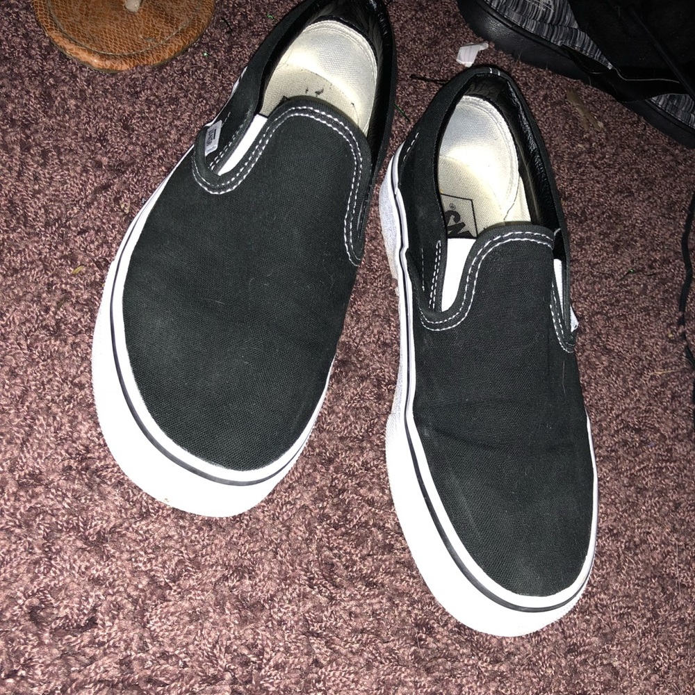 Black Slip on Vans!